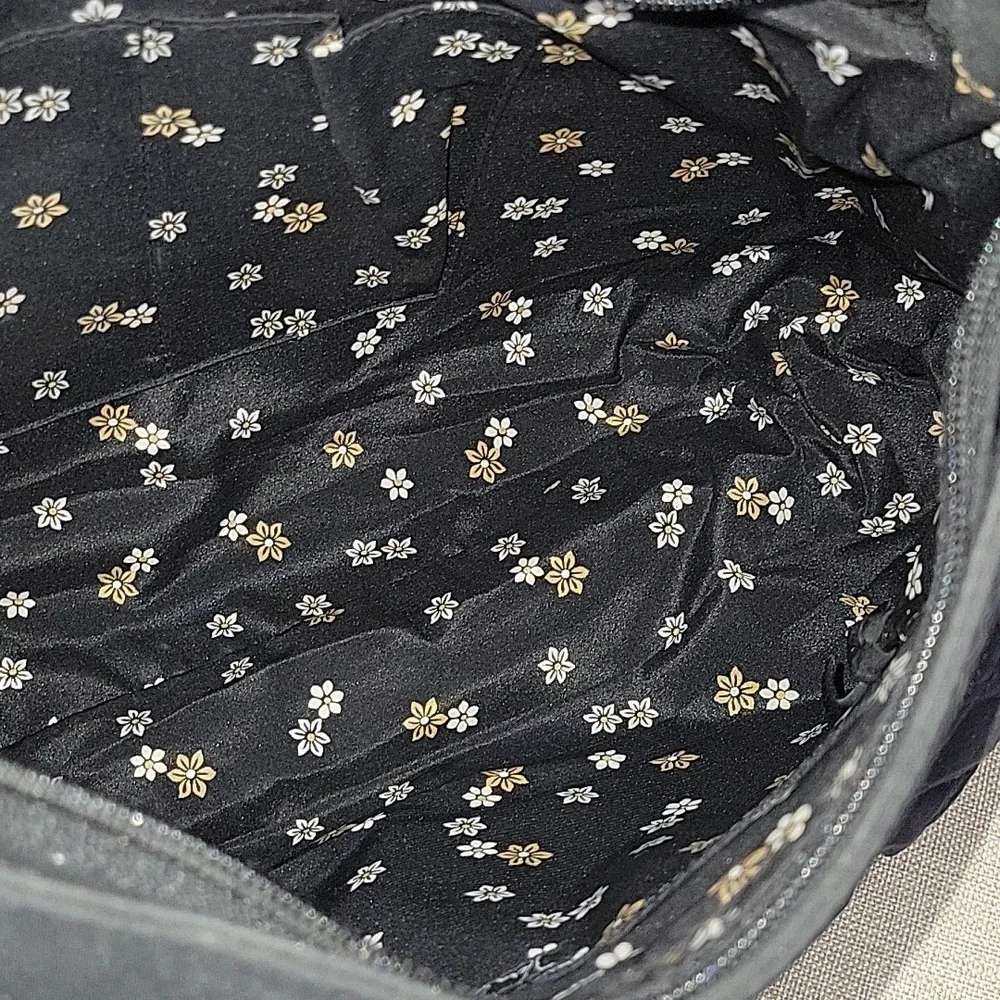 Vera Bradley Black Quilted Women's Bag